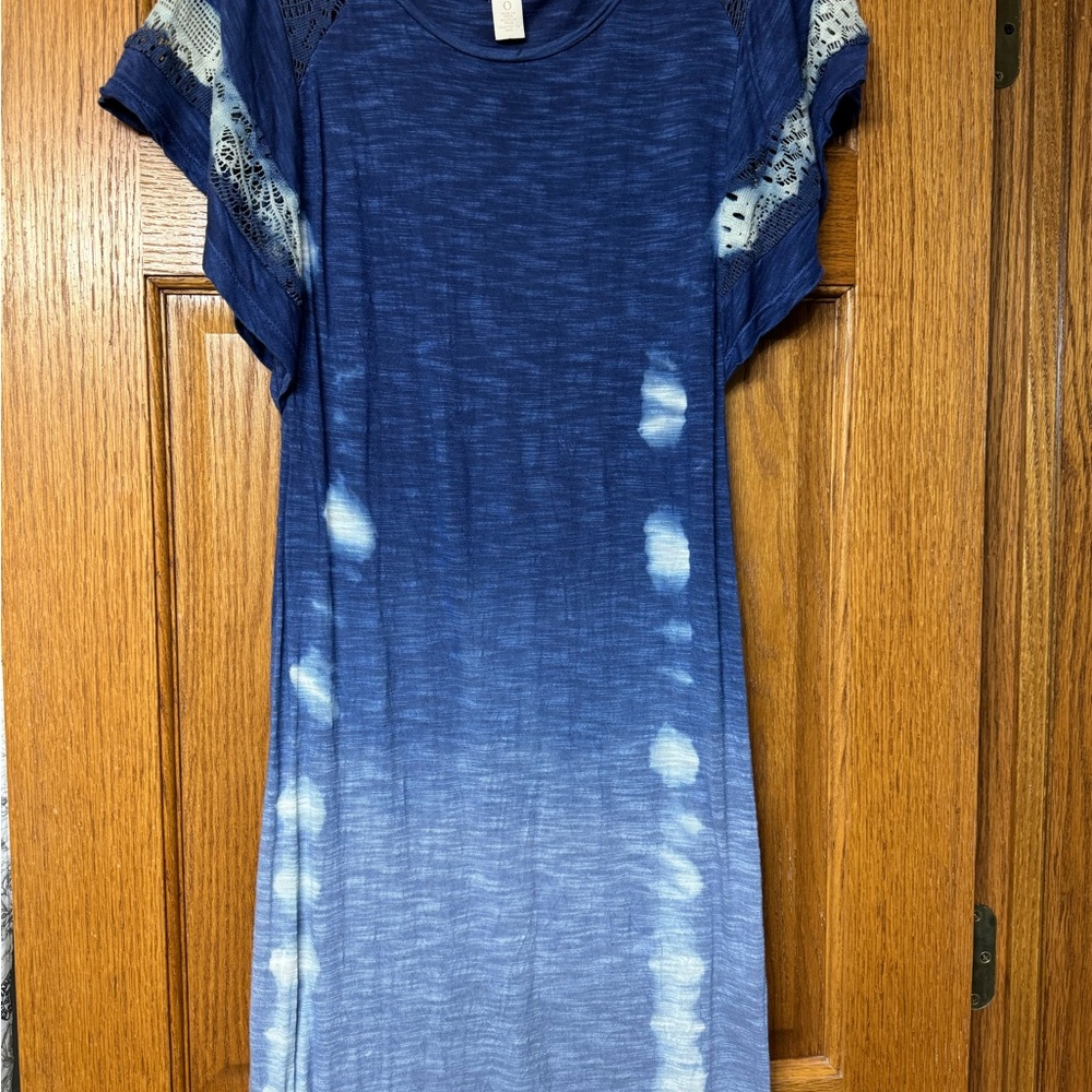Chico's Rich Blue and White Casual dress